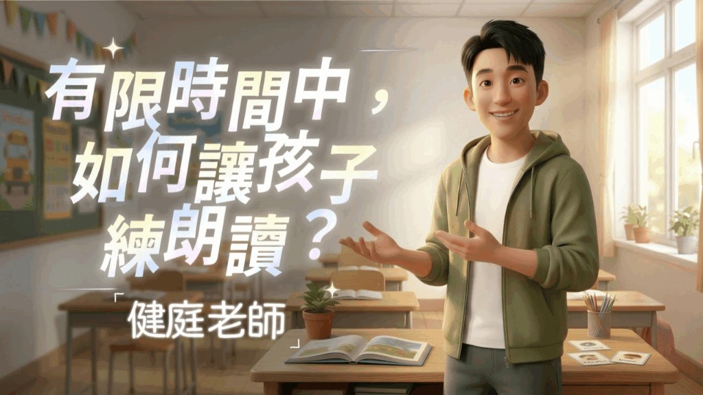 《有限時間中，如何讓孩子練朗讀？》